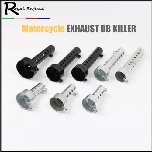 35mm 42mm 45mm 48mm 60mm Motorcycle Auto Exhaust Muffler Adjustable Silencer Motorbike DB Killer Sound Eliminator Reducer