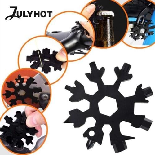 Bicycle Shaped Repair Tools 18-in-1Multi-purpose Bicycle Repair Wrench Mountain Bike Repair Tool Card For Dropshipping