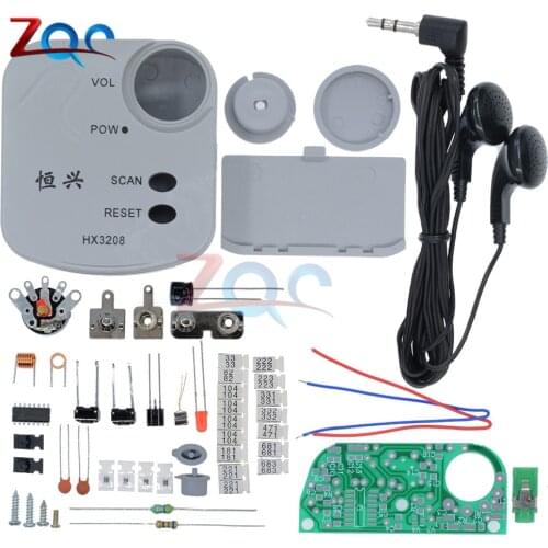 HX3208 FM Micro SMD Radio DIY Kits FM Frequency Modulation Radio Electronic Production Training Suite