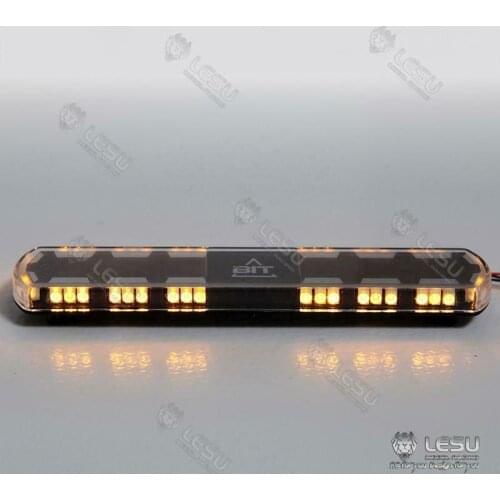 LESU Roof Light Warning Lamp LED Flashing for 1/14 TAMIYA RC Truck Tractor Dumper DIY Model