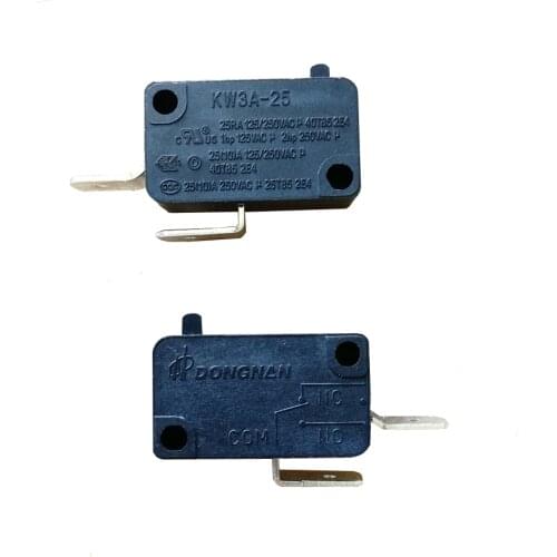 2Pc KW3A-25 125V/250V NO Normally Open 2 Pin Microswitch Micro Switches 25A large current