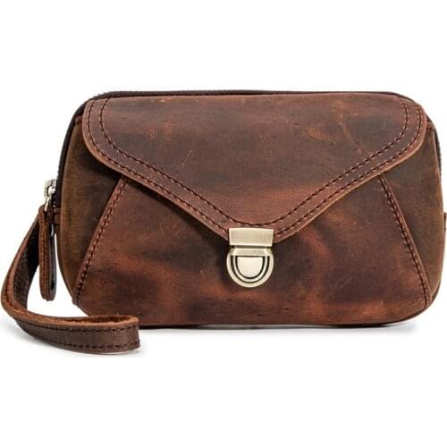 Fashion Men Phone Clutch Bags Male Genuine Leather Hand Bag Business Men Long Wallet Famous Natural Leather Men Clutch Wallets