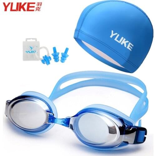 New 2020 Electroplate glasses professional swimming goggles Adults Waterproof swim uv anti fog adjustable glasses pool glasses