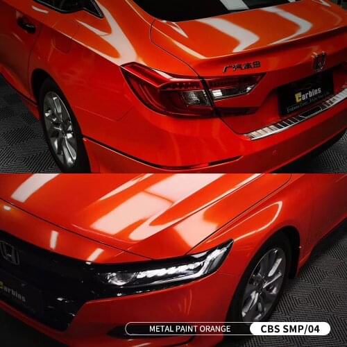 New Arrival Product Film Fire Orange Color Custom Wrap Film Good Selling Car Exterior Vinyl Wrap