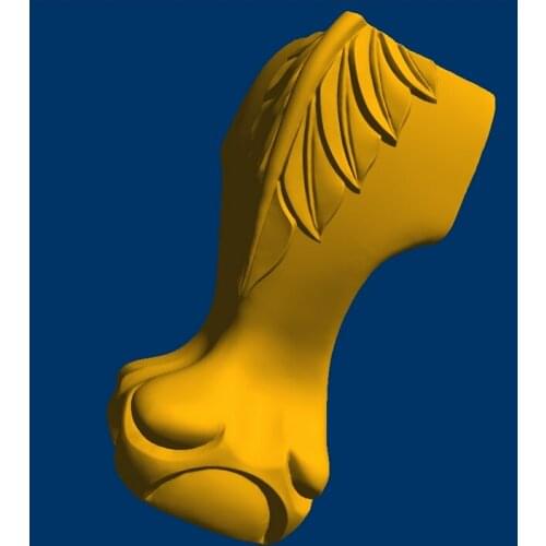 New models 3d model relief for cnc in STL Furniture leg--86