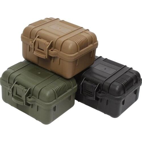 125x105x70mm plastic tool box Sealed waterproof instrument case shock-proof Safety Equipment box protective tool case
