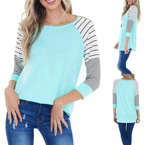 Striped Patchwork Shirts Oversize Blouse Women Loose Blue Long Sleeve Shirts Streetwear Tops Korean Fashion Blouses Blusas