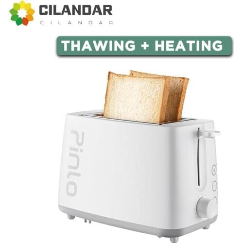 2021 NEW 2 Slices Stainless Steel Automatic Toaster oven Quick Heating baking kitchen appliances breakfast sandwich fast maker