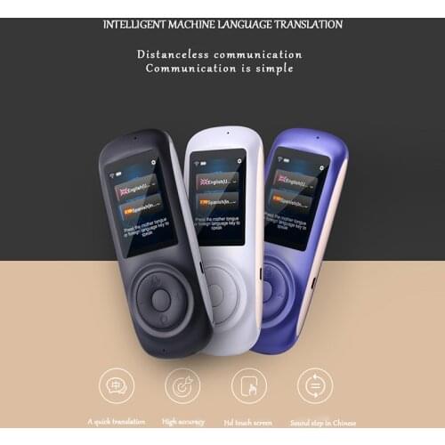 Smart Portable Instant Voice Translator Support 82 Countries Language Two-way Translation Multi-Language Translator Voice 2021