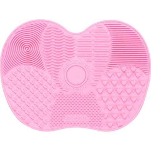1 pc Silicone Brush Cleaner Makeup Brush Clean Pad Cleaning Mat Washing Scrubber Board Pads Cosmetic Makeup Cleaner Tool