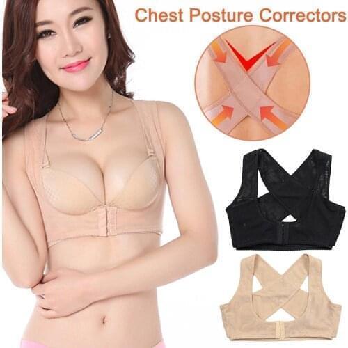 1PC Women Chest Posture Corrector Support Belt Body Shaper Corset Adjustable Shoulder Back Brace Back Pain corretor de postura