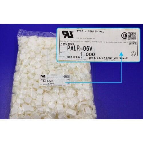 PALR-06V JST Connectors terminals housings 100% new and original part