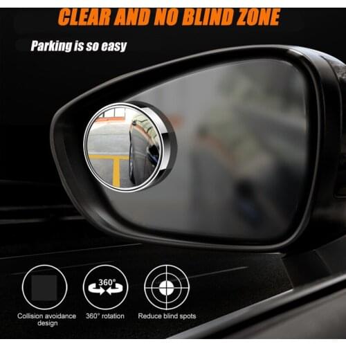 1x Car Small Round Side Blindspot Rearview Parking Mirror For Ford Galaxy 2010 Ranger 2014 S-Max 2006 2007 Kuga 2008 Fusion 2005