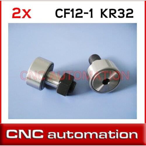 2pcs CF12-1 KR32 cam follower track needle bearing KRV32