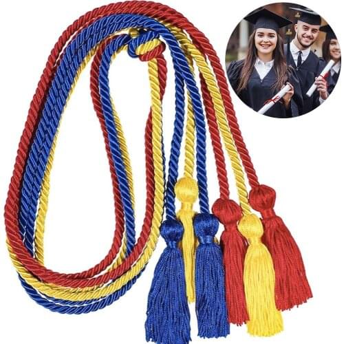 4Pcs 40cm 2020 Graduation Honor Tassel College Graduates Mortarboard Cap Decor