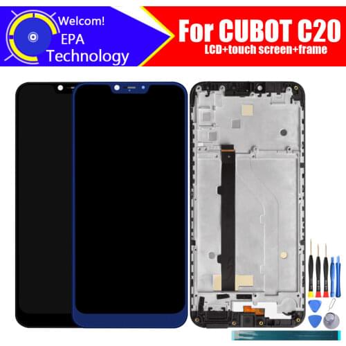 CUBOT C20 LCD Display+Touch Screen Digitizer+Frame Assembly 100% Original LCD+Touch Digitizer for CUBOT C20