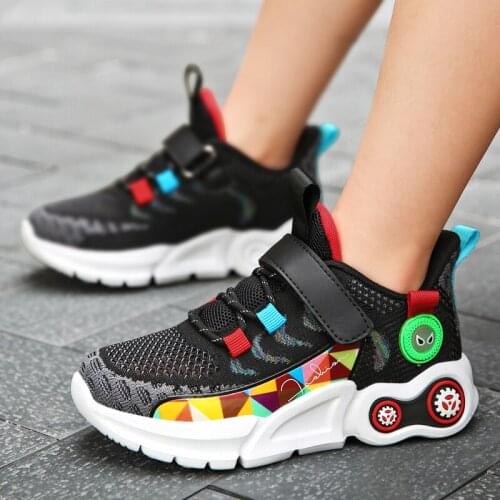 Children Basketball Shoes Casual Kids Sneakers Mesh Sport Fashion Boy Girls Spring Autumn Children Sneakers For Boys Brand 2021