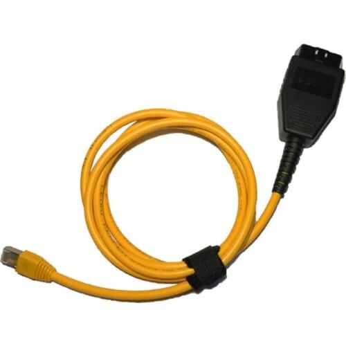 12V ESYS 3.23.4 V50.3 Data Cable for BMW ENET (Ethernet to OBD) Interface Cable E-SYS ICOM Coding F-Series