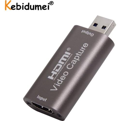 1080P 60Fps USB 3.0 Video Capture Card HDMI-compatible Video Capture Grabber Phone Game HD Camera Capture Recording Box