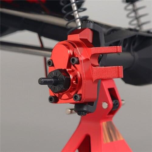 2pcs Aluminum Alloy Front Axle Steering Knuckles Housing for Axial SCX10 III AX103007 Capra 1.9 UTB RC Car Upgrade Parts