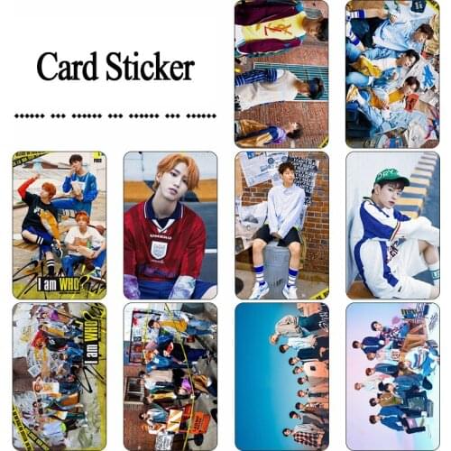 KPOP 10PCS/SET KPOP Stray Kids PVC Post Card Photocard Sticker Card Bus Sticker Card LEE FELIX KIM SEUNG MIN YANG JEONG IN
