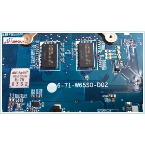 FOR Hasee K650D W650S K610C K590C Laptop Motherboard 6-71-W65S0-D02 GTX950M 100% Perfect work