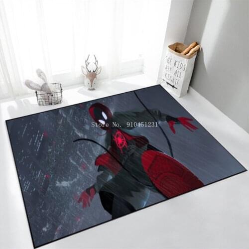 The Avengers Spiderman Kids Play Mat Cartoon 100x160cm Washable Carpet Living Room Bedroom Hulk Floor Carpet Rugs Boys Kids Gift