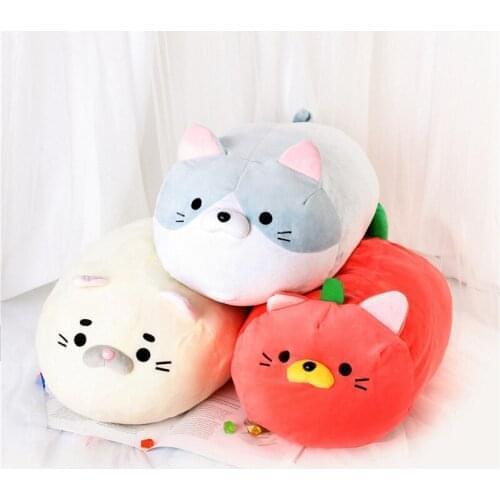 50CM Soft Animal Cartoon Pillow Cushion Cute Fat Cat Plush Toy Stuffed Lovely kids Birthyday Gift