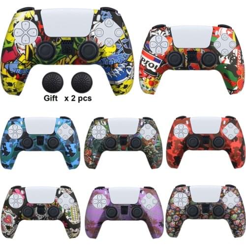 Soft Silicone For SONY Playstation 5 For PS5 Controller Protection Case For PS5 Gamepad Gel Rubber Cover For PS5 Accessories