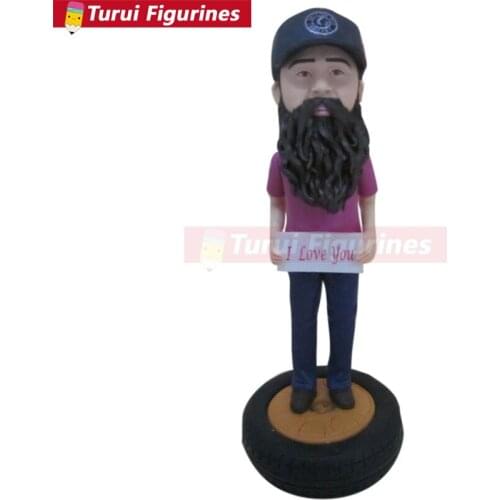 Custom Bobblehead Cake Topper Personalized Bobblehead Custom Bobble Head Valentine Gift Birthday Cake Topper Husband Gift Boyfri