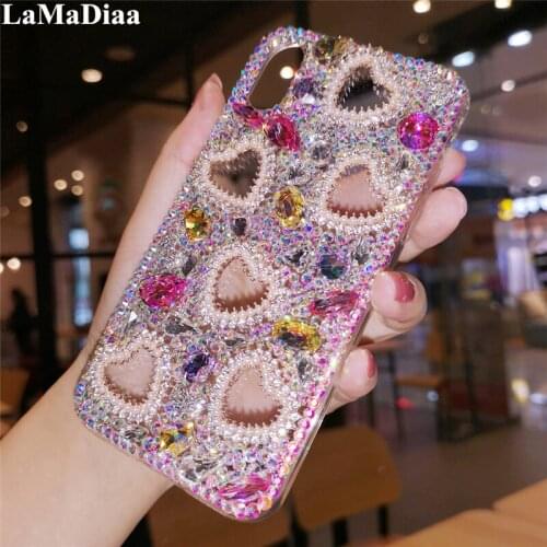 Luxury 3D Glitter Bling Crystal Diamonds Rhinestone Soft Back Case Cover For Samsung A3 A5 A7 2017 A9 A8 A6 PLUS A50 A70 A80
