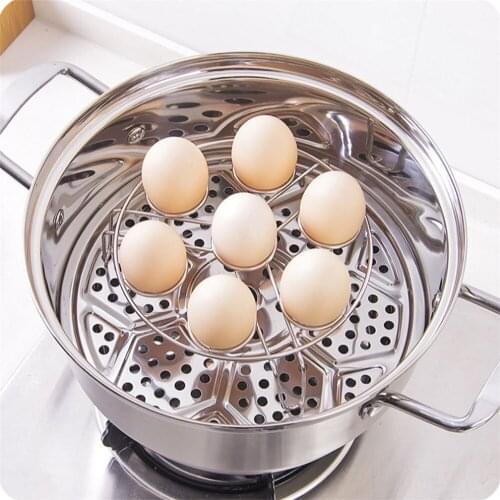 Stainless Steel cooker Egg potatoes Tinsulation rack Steamer Rack Stand Holder For Pressure Cooker Basket Kitchen Tool #1223