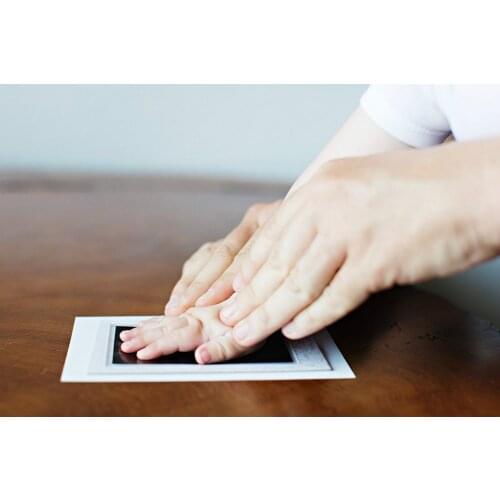 Baby Care Non-Toxic Baby Handprint Footprint Imprint Kit Baby Souvenirs Casting Newborn Footprint Ink Pad Infant Clay Toy Gifts