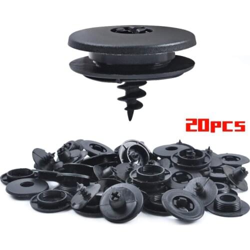 QEEPEI Universal floor mats holder fastenings clips round push button 20 pieces