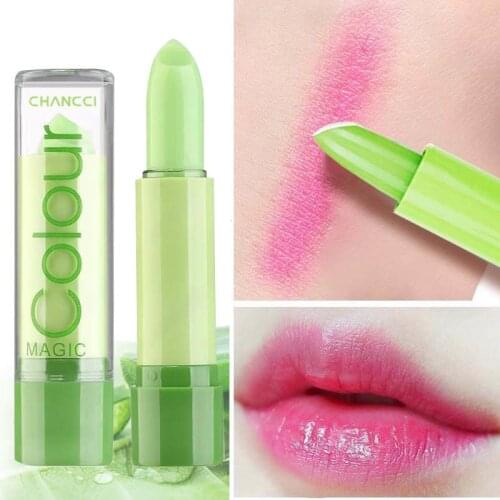 Moisturizer Lip Balm Magic Makeup Waterproof Color Changing Pink Lipstick Long Lasting Care Protection Lip Blam Anti Aging