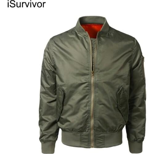 ISurvivor 2021 Men Spring Autumn Baseball Jackets Coats Jaqueta Masculina Male Casual Fashion Slim Fit Large Size Short Jackets