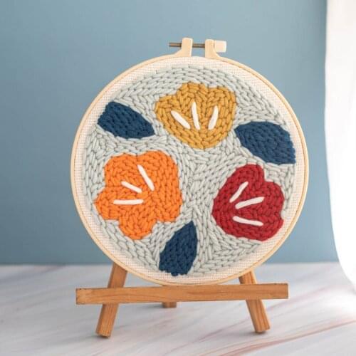 Poke embroidery DIY material package poke show manual self embroidered wool embroidery pier give gift
