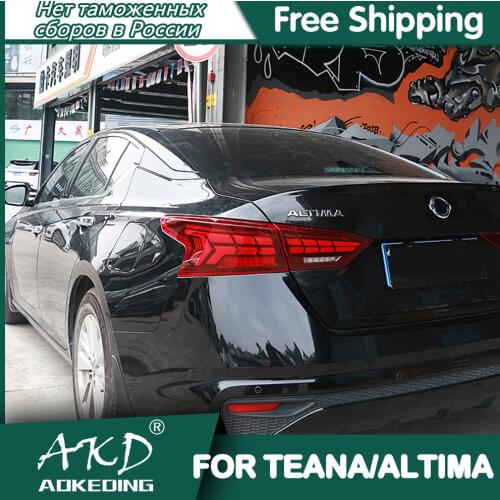 For Car Nissan TEANA 2019-2021 Tail Lamp Led Fog Lights DRL Day Running Light Tuning Car Accessories ALTIMA Tail Lights