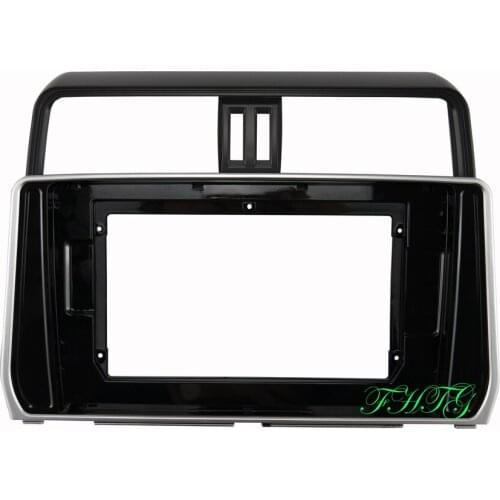10.1 inch Fasxia Car Audio Frame Car Radio Fascia,gps navigation fascia panel is suitable for 2018 TOYOTA PRADO