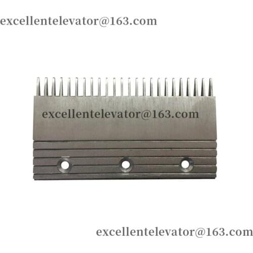 11876100 ALX200363 24T Escalator Comb AL L204mm W115mm Hope Space 67mm Use for Thyssenkrupp Avanti 1 Pack=5 Pieces
