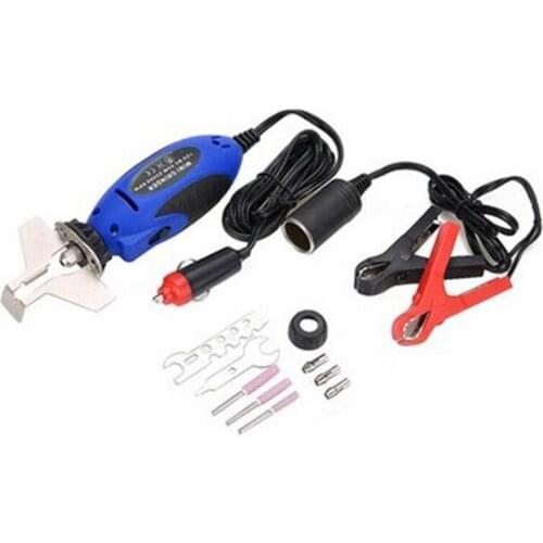 12V DC Chainsaw Sharpener Grinder Chainsaw Chain Sharpener Electric Grinder Chain Saw File for Power Tool Cigarette Lighter Plug