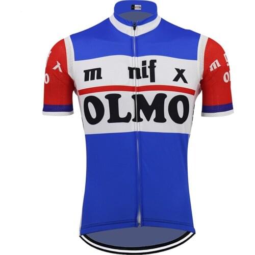 2020 Retro Cycling Jersey Mens Summer RACE Team BLUE Bike Cycling Clothes Tops MTB Customized Racing Ciclismo Clothes Triathlon