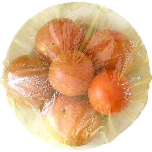 30pcs Disposable Plastic Wrap Covers for Plates Dishes Bowls Elastic Bowl Covers for Leftovers