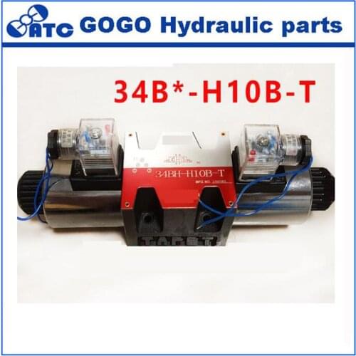 34BM-B10H-T 34BH-B10H-T EM BY 34BK-B10H-T 34BO-B10H EH/EK/BK/EY/BY/EM hydraulic valve 220V 24V solenoid valve