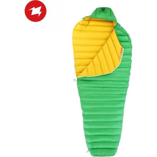 AEGISMAX Leto Green 700FP Ultra Dry White Goose Down Outdoor Camping Sleeping Bag