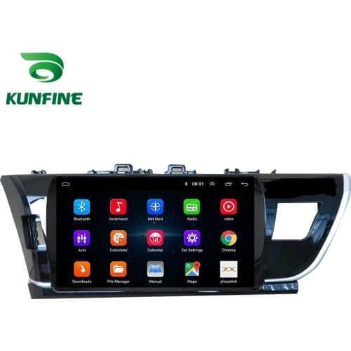 Android 10.0 Octa Core Car DVD GPS Navigation Player Deckless Car Stereo For Toyota Corolla 14-16 Taiwan Version Radio Headunit