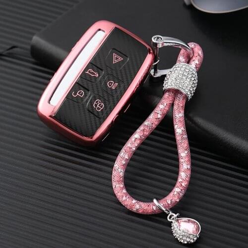 New Soft TPU Car Key Case Cover For Land Rover A9 Range Rover Sport Evoque Freelander 2 Jaguar XE XJ XJL XF C-X16 V12 Guitar F X