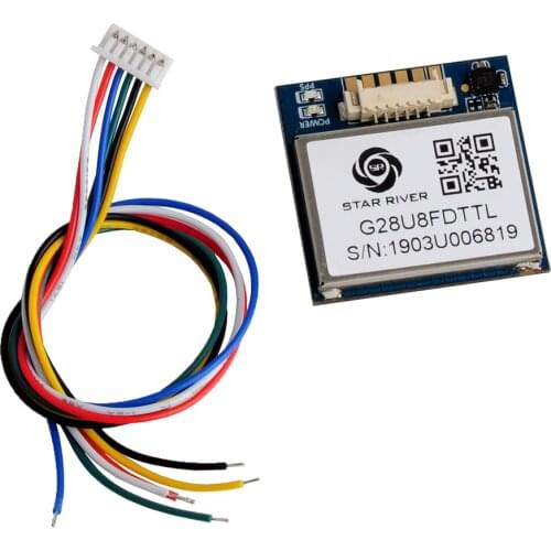 G28U8FDTTL GPS Module GLONASS Beidou 72CH TTL 1-10Hz 4800bps-921600bps