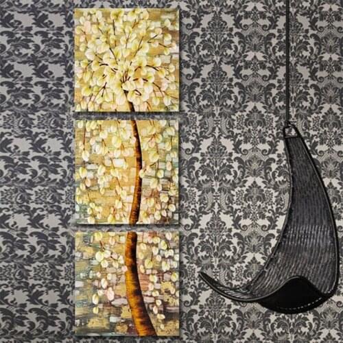 Full square round diamond painting Life Tree 3pcs diamond embroidery 5D rhinestone mosaic inlaid living room decorationZP-3648