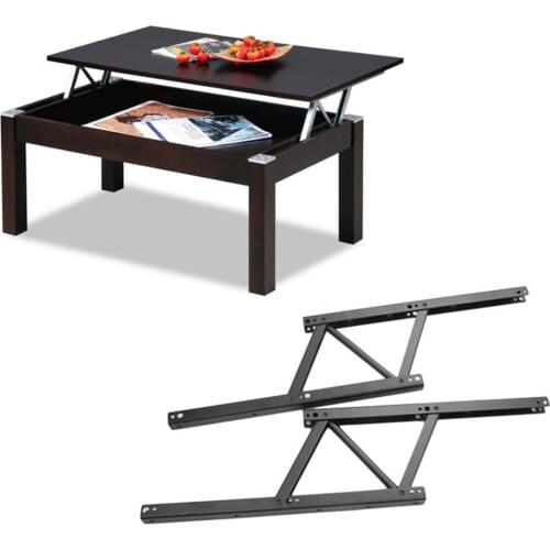 Hot Lift Up Top Coffee Table Lifting Frame Mechanism Hinge Hardware Fitting with Spring Folding Standing Desk Frame